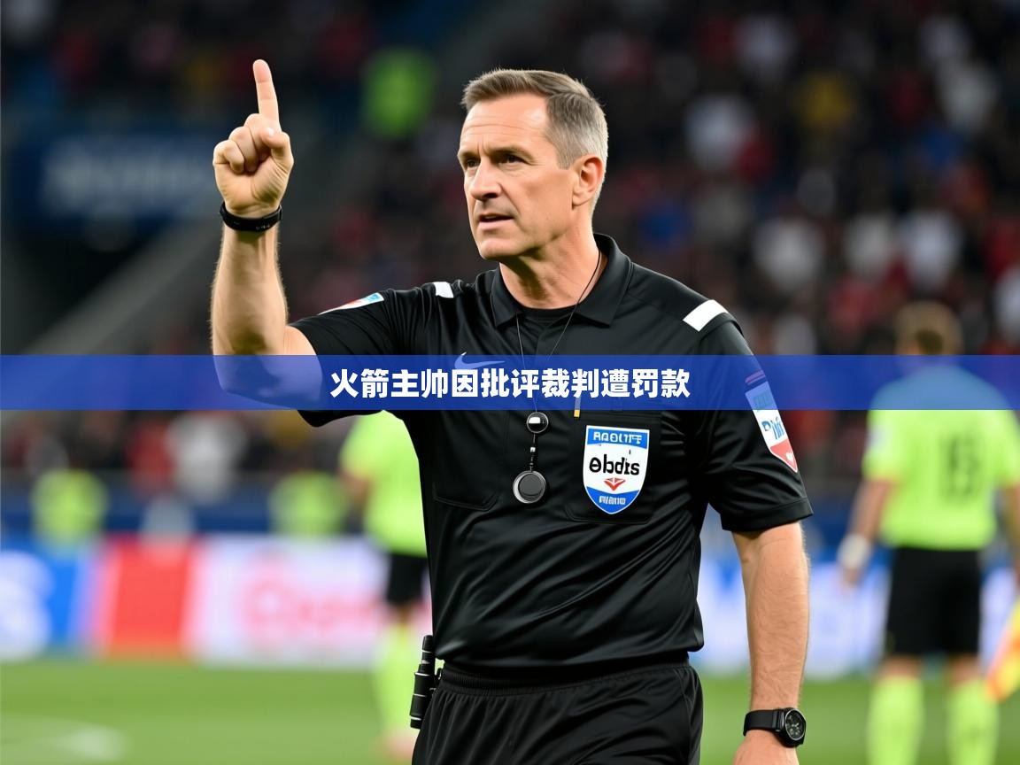 2025米兰体育app火箭主帅因批评裁判遭罚款  第1张